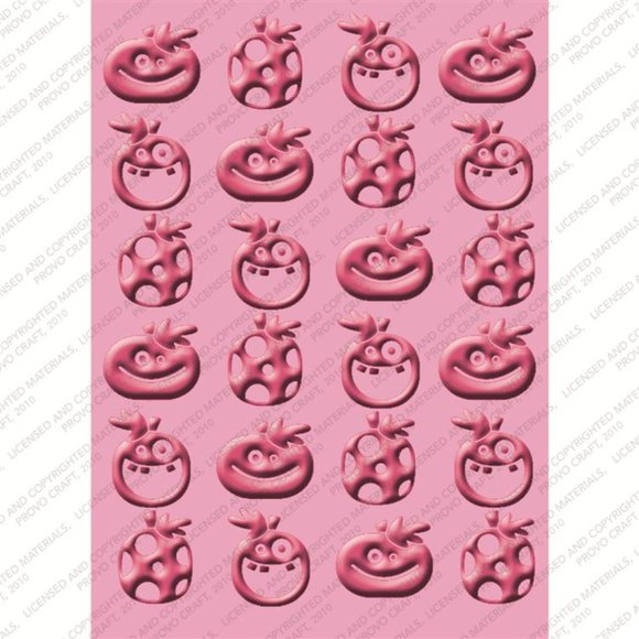 Cuttlebug 4-pc Mini monsters embossing folders - Picture 7 of 10